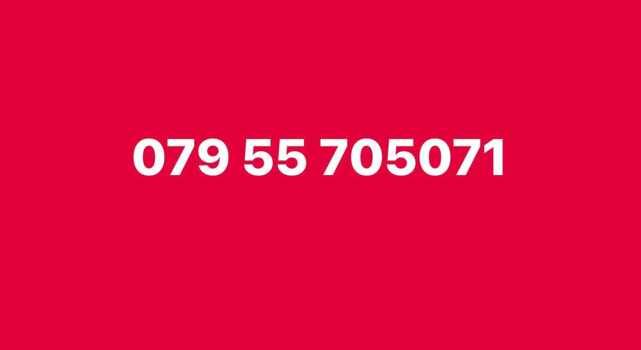 079 55 705071 UK-vip Easy SIM Card number with Patterned Digits-Collectible or Easy Recall