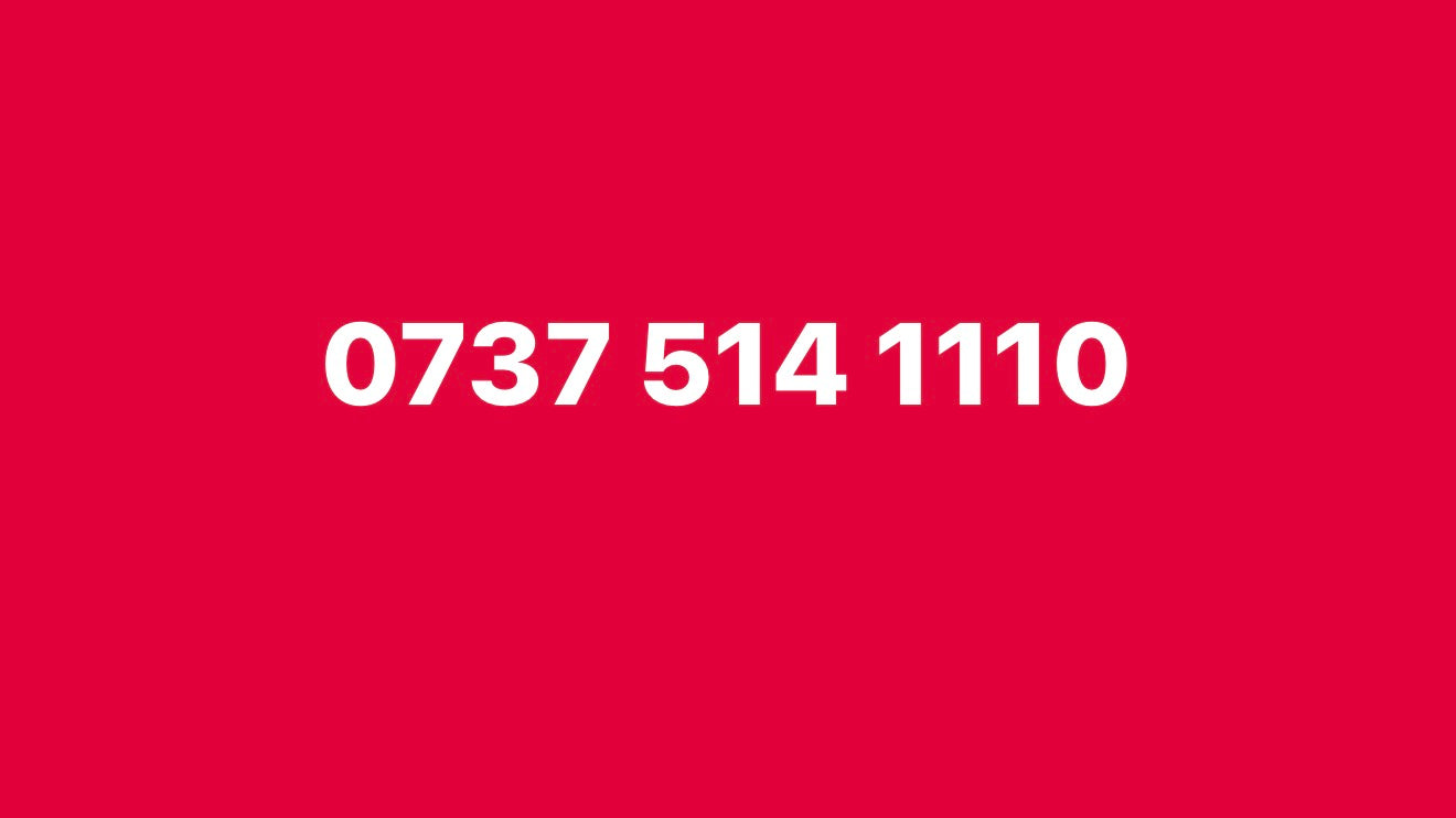 0737 514 1110 UK-vip Easy SIM Card number with Patterned Digits-Collectible or Easy Recall