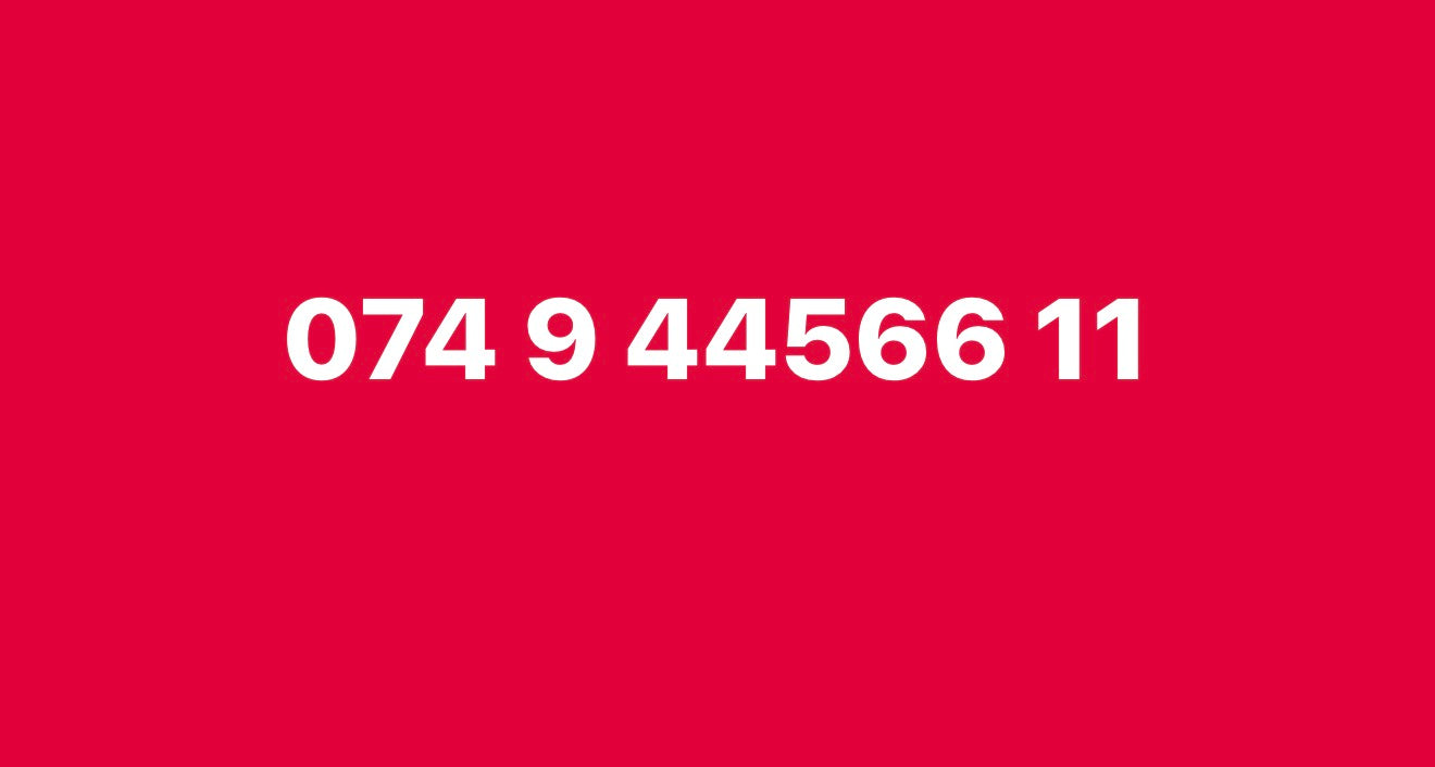 074 9 44566 11 UK-vip Easy SIM Card number with Patterned Digits-Collectible or Easy Recall