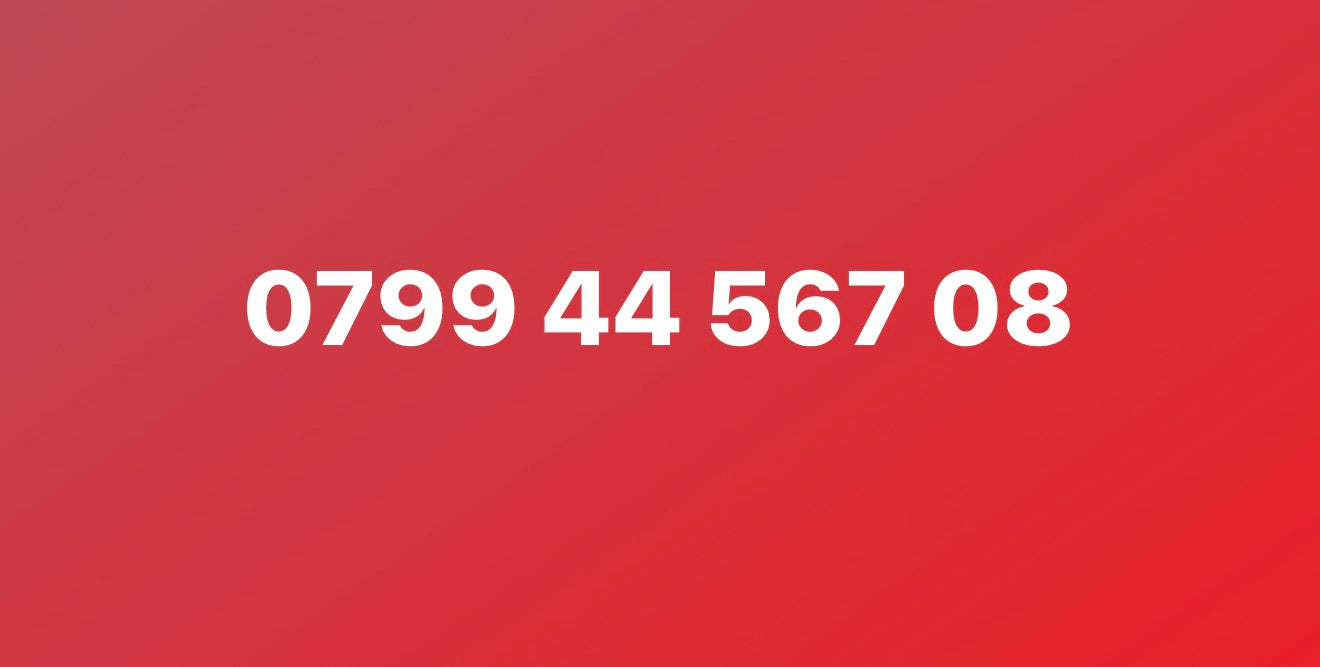 0799 44 567 08 UK-vip Easy SIM Card number with Patterned Digits-Collectible or Easy Recall