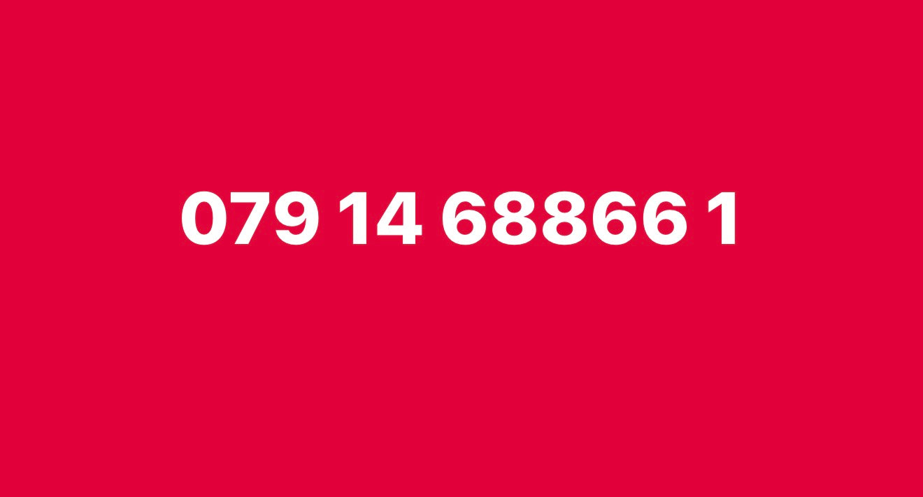 079 14 68866 1 Easy UK-vip SIM Card with Patterned Digits-SIM card