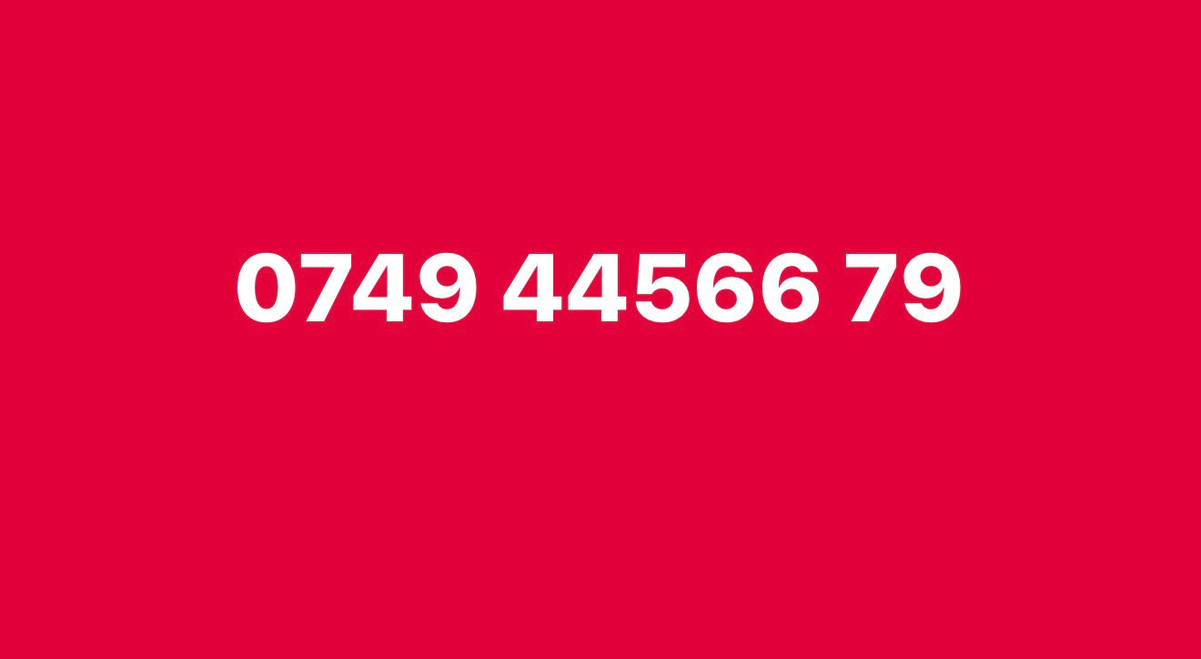 0749 44566 79 Easy UK-vip SIM Card with Patterned Digits-SIM card not activated