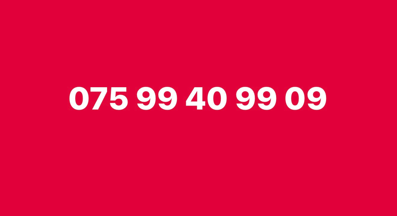 075 994099 09 UK-vip Easy SIM Card number with Patterned Digits-Collectible or Easy Recall